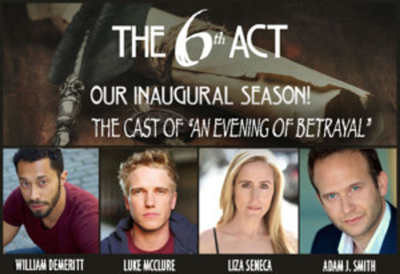 The 6th Act Announces Stellar Cast for AN EVENING OF BETRAYAL at Theatre 68  Image