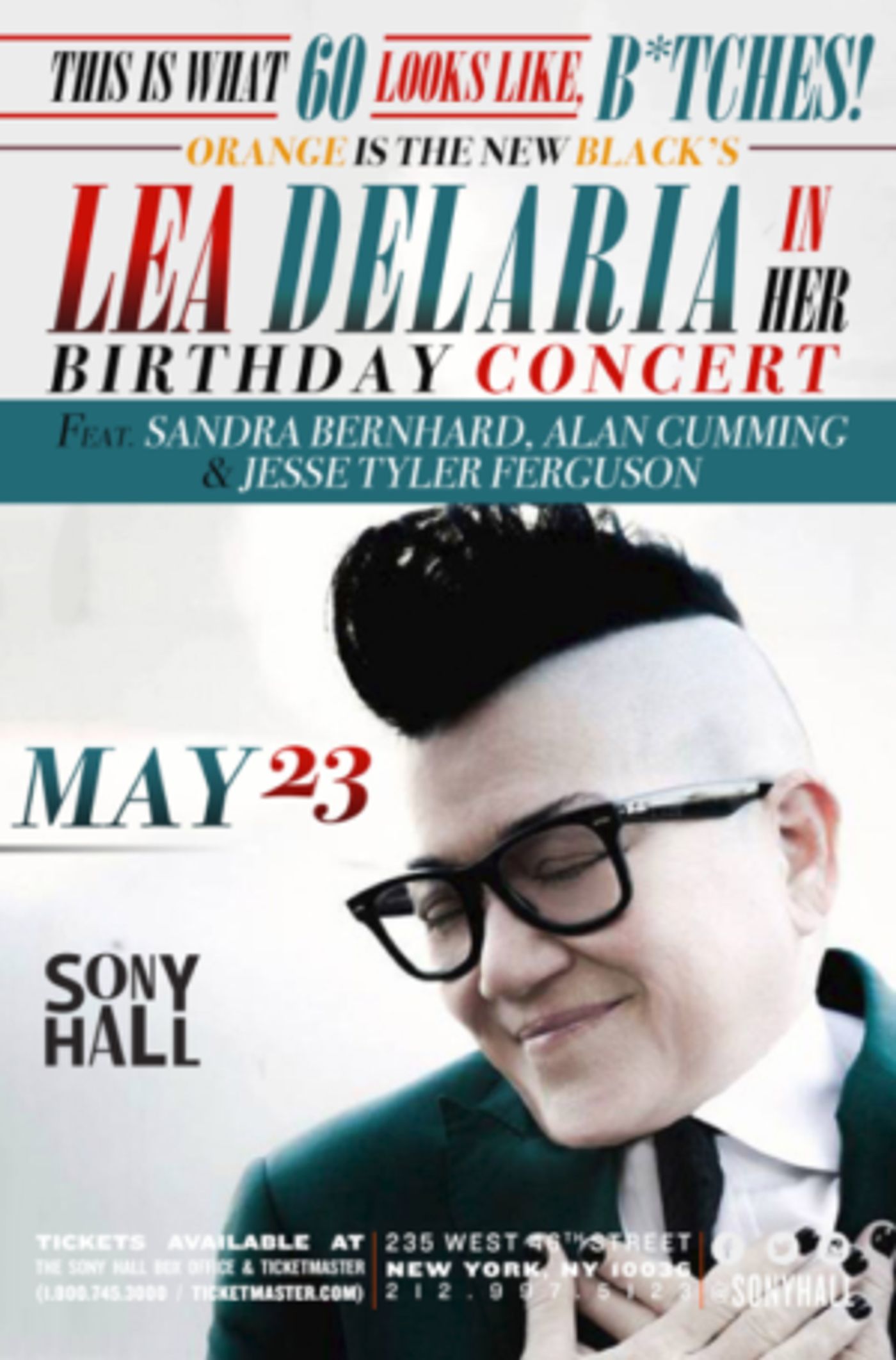 Lea DeLaria Brings New Solo Show to Sony Hall!  Image