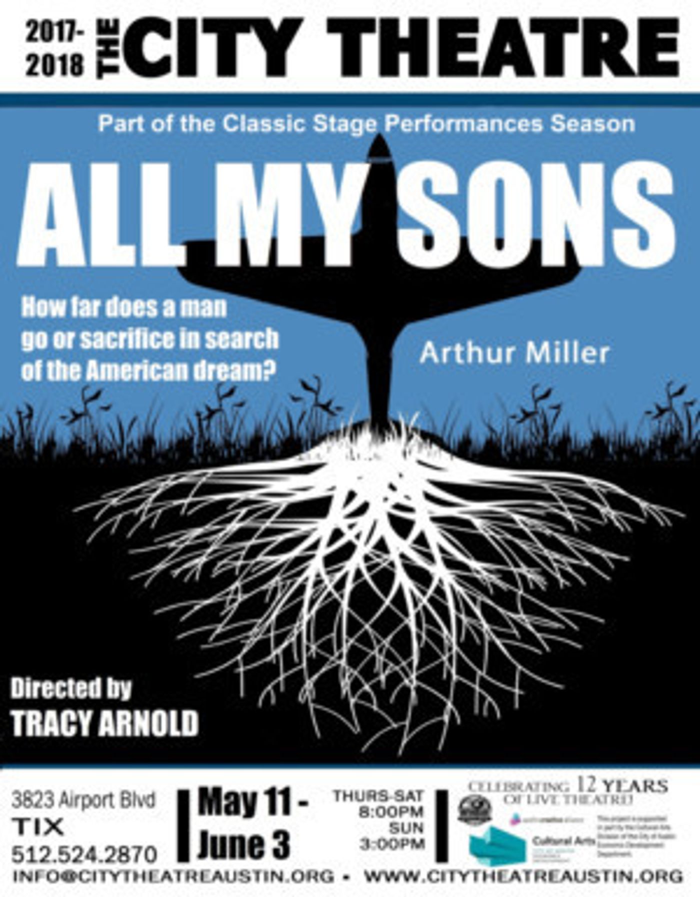 ALL MY SONS, Arthur Miller's American Classic Comes to City Theatre Austin This May  Image