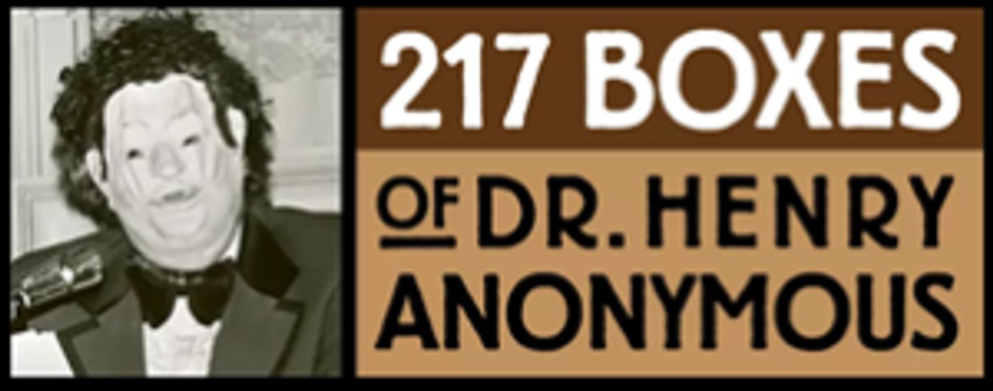 Ain Gordon's 217 BOXES OF DR. HENRY ANONYMOUS Begins Performances 5/3  Image