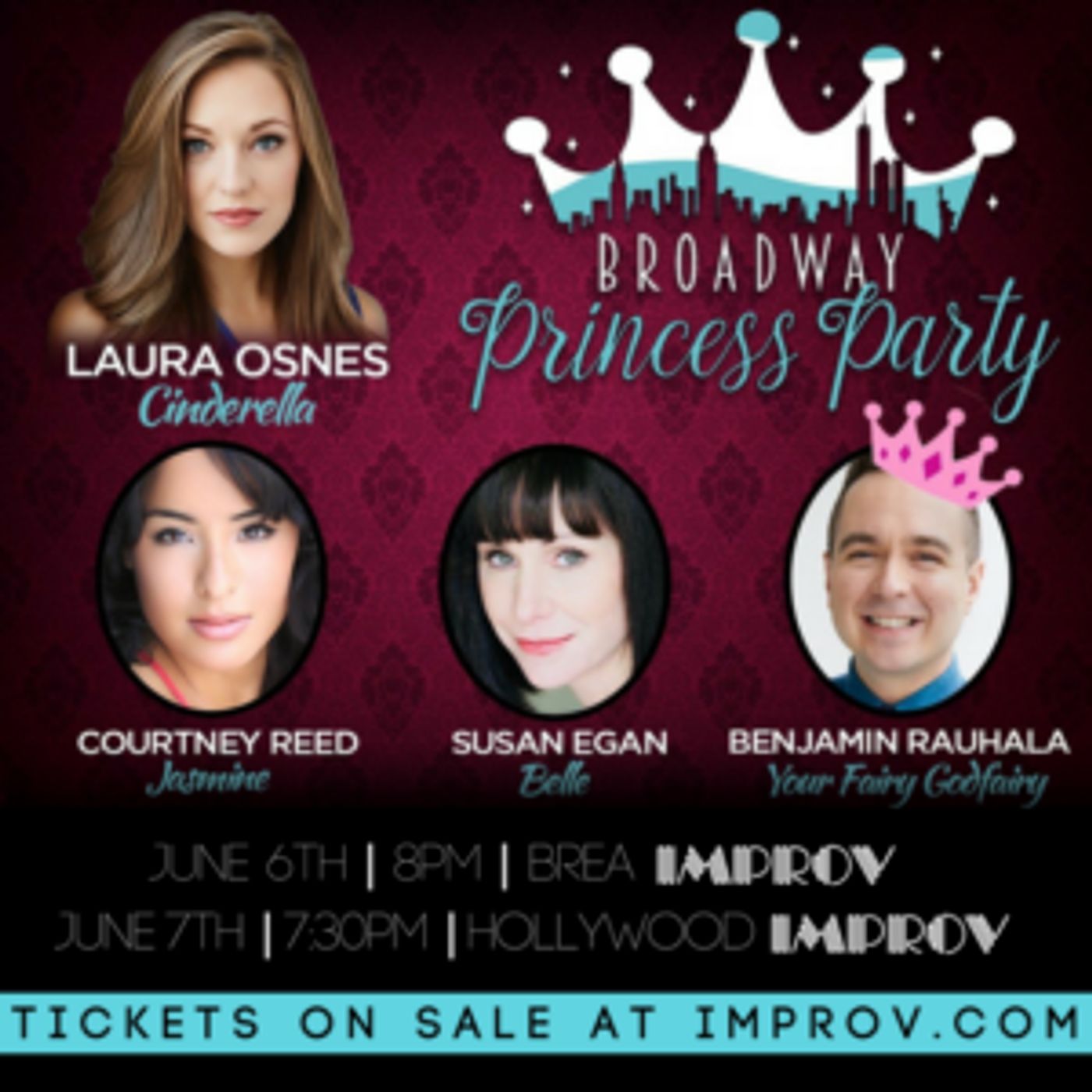 BROADWAY PRINCESS PARTY To Play Brea And Hollywood, CA  Image