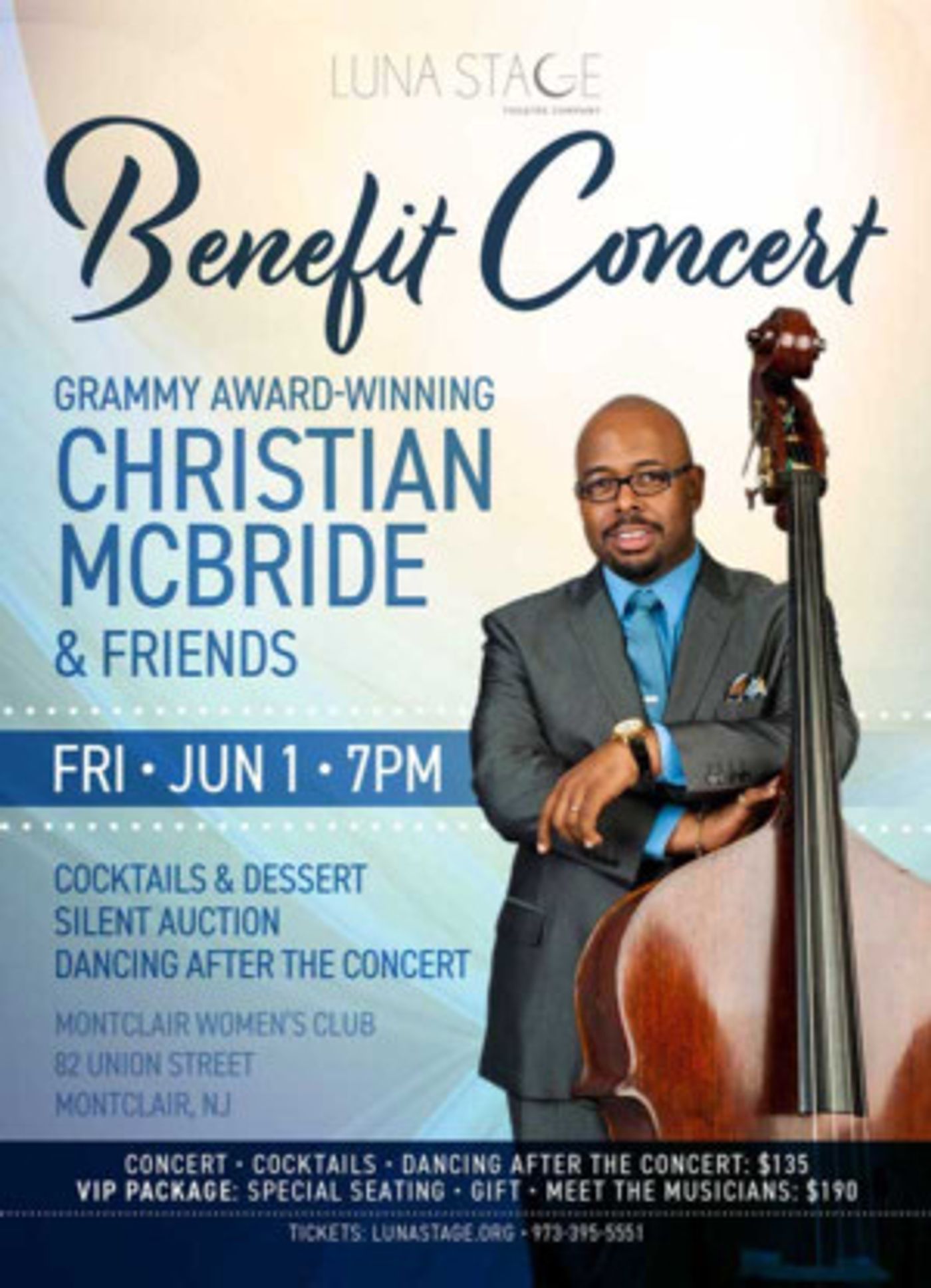 Christian McBride to Headline Benefit Concert For Luna Stage  Image