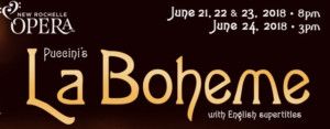 New Rochelle Opera Presents LA BOHEME  Image