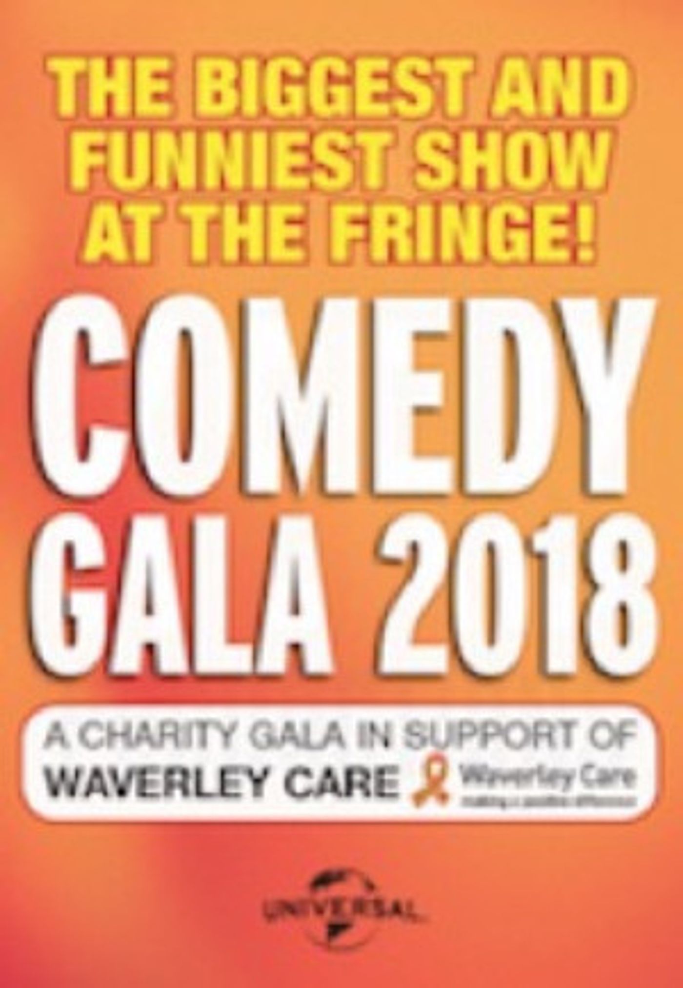 Edinburgh Comedy Gala 2018 In Aid Of Waverley Care Returns To Edinburgh  Image