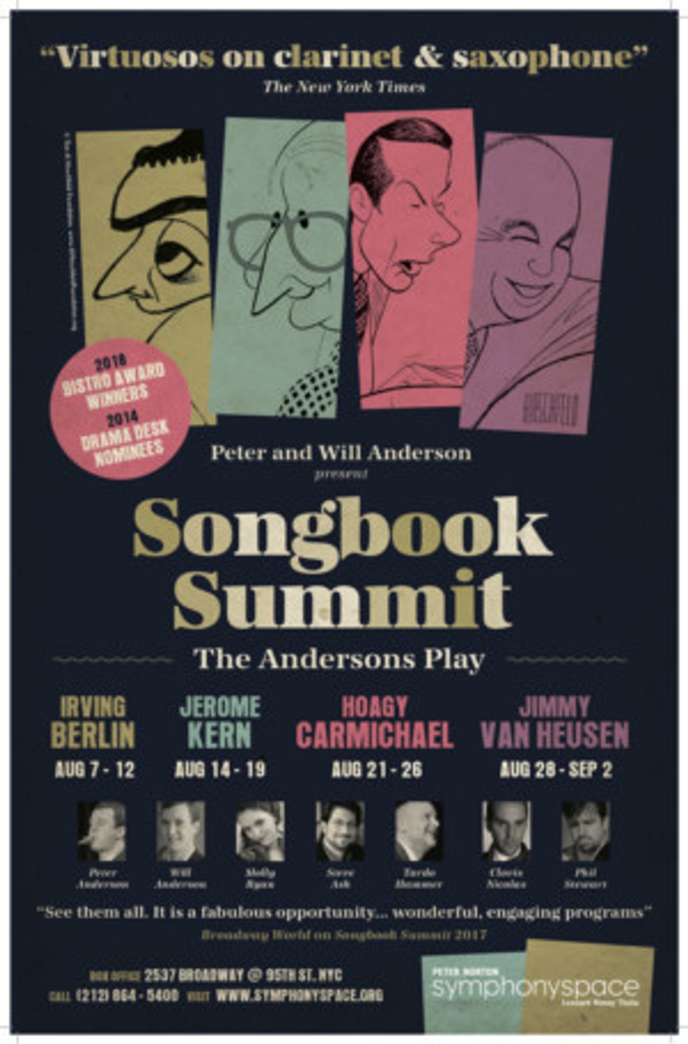 Peter and Will Anderson Announce SONGBOOK SUMMIT  Image