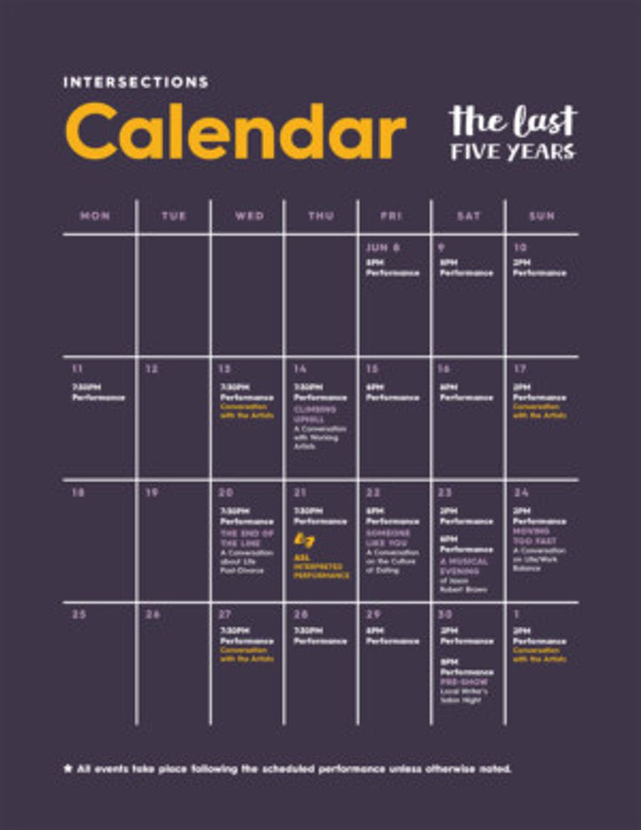 WaterTower Theatre Announces Intersections For THE LAST FIVE YEARS Image