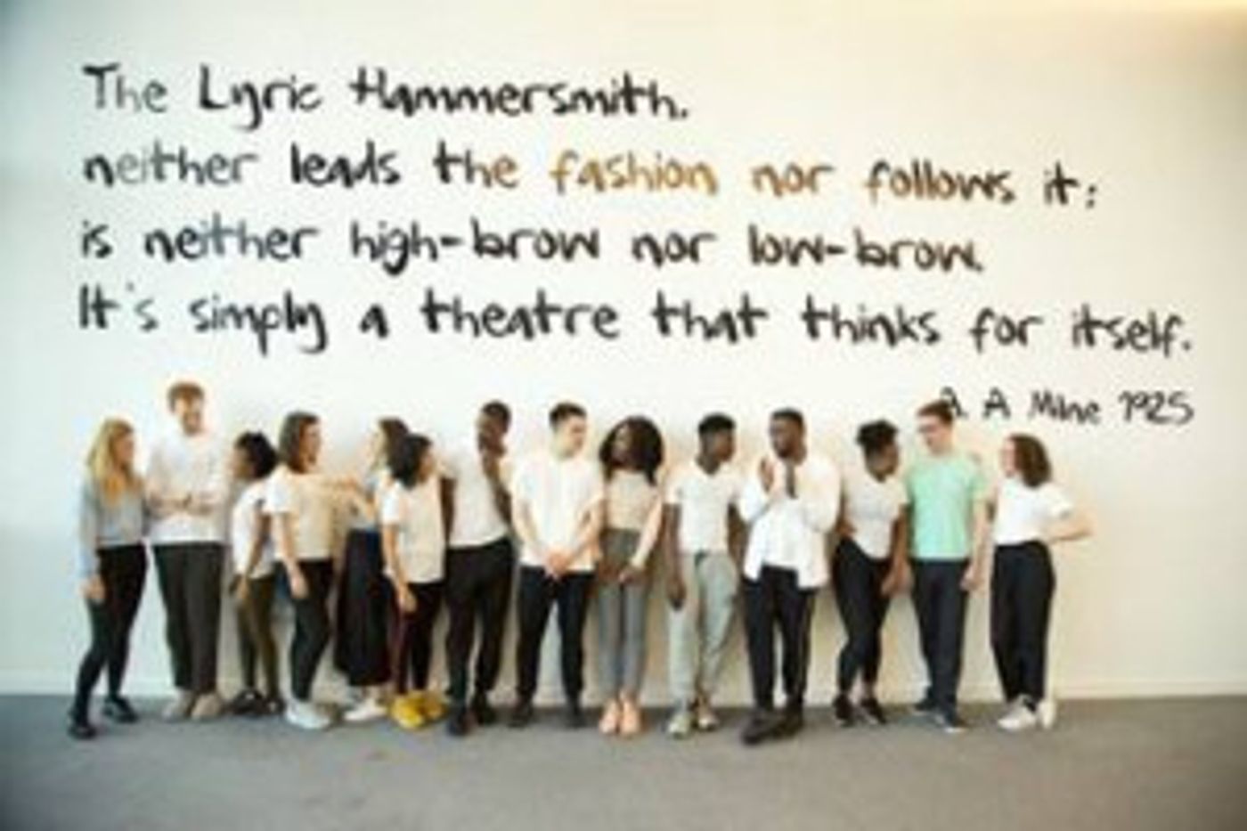 Lyric Ensemble Present A Newly Devised Play For Today's Young Londoners, ABANDON  Image