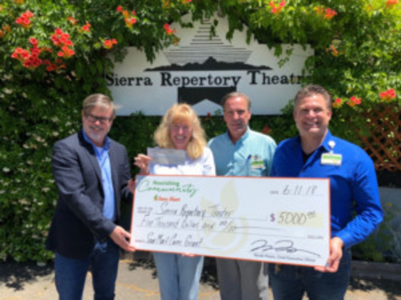 Sierra Rep Receives A Grant From Save Mart CARES  Image