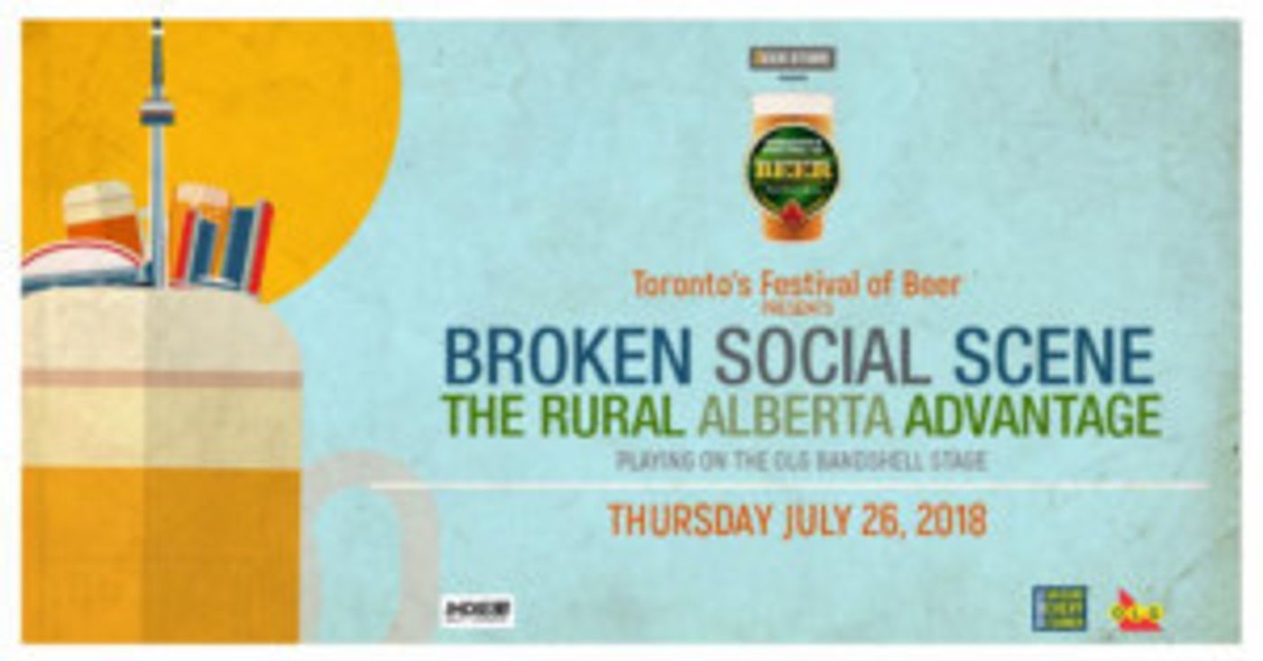 Broken Social Scene & The Rural Alberta Advantage Headline Toronto's Festival Of Beer  Image