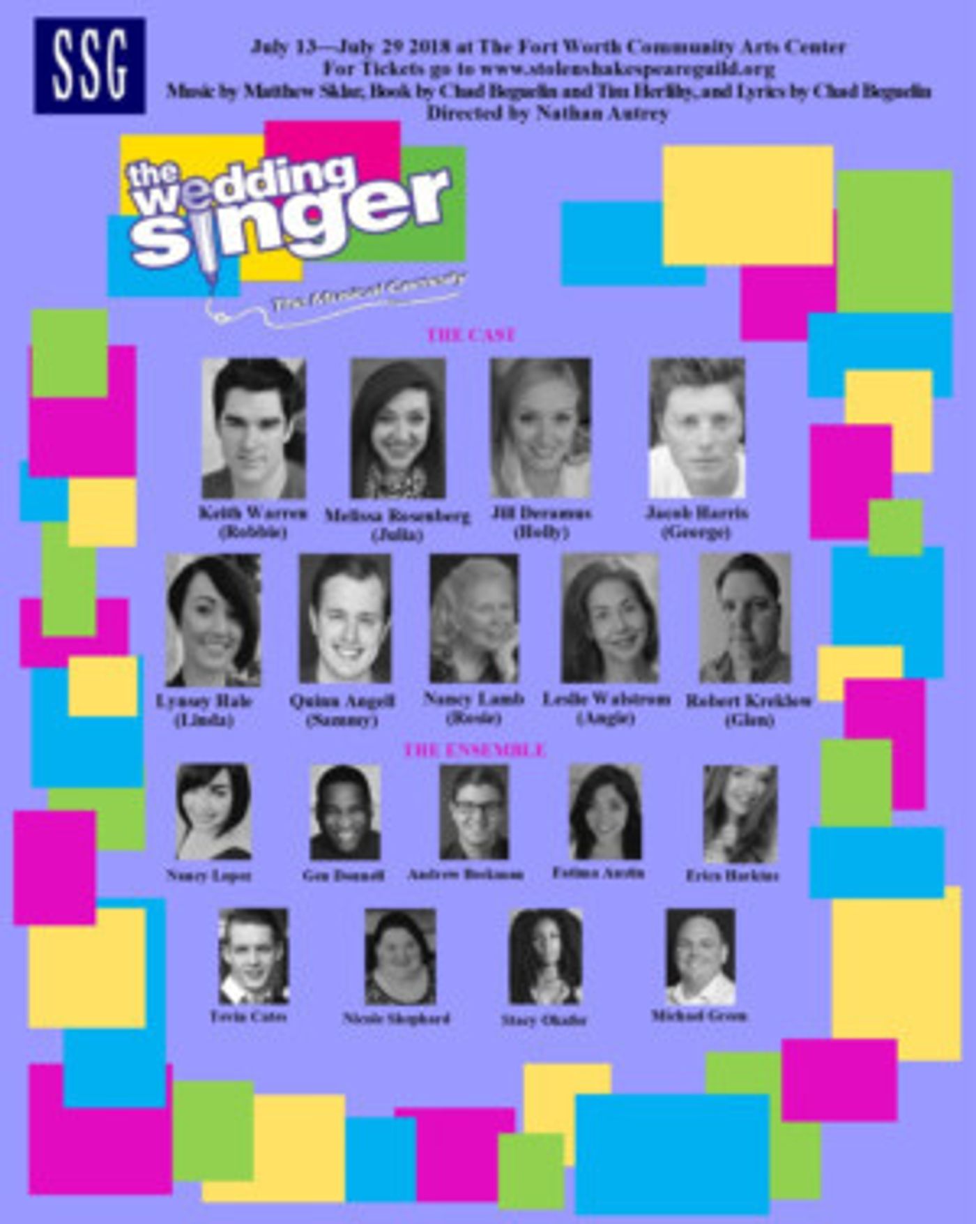 Full Cast Announced For THE WEDDING SINGER at the Fort Worth Community Arts Center  Image