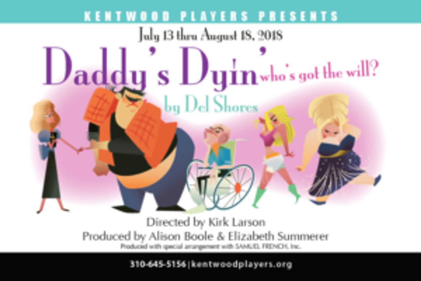 9 Of Many Kentwood Players Presents DADDY'S DYIN' WHO'S GOT THE WILL  Image