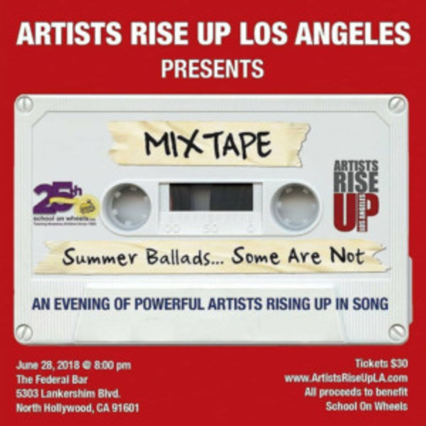 Artists Rise Up Los Angeles Presents Benefit Performance Of MIXTAPE  Image