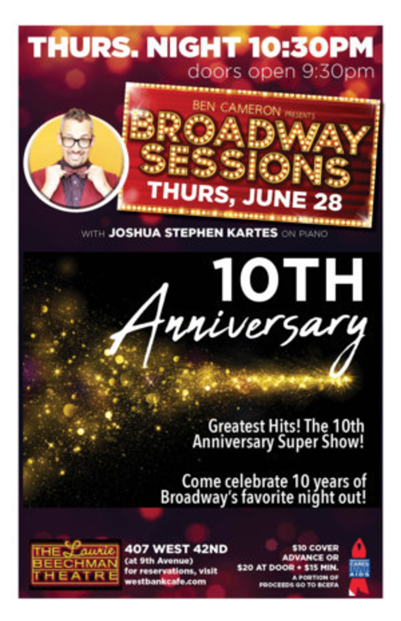 Broadway Sessions Celebrates 10 Years This Thursday! Broadway Sessions Celebrates 10 Years This Thursday! Image