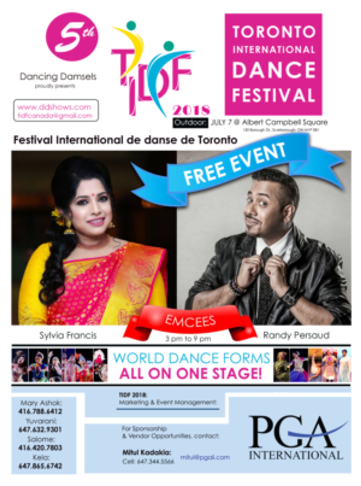 5th Annual Toronto International Dance Festival 2018 Announced  Image