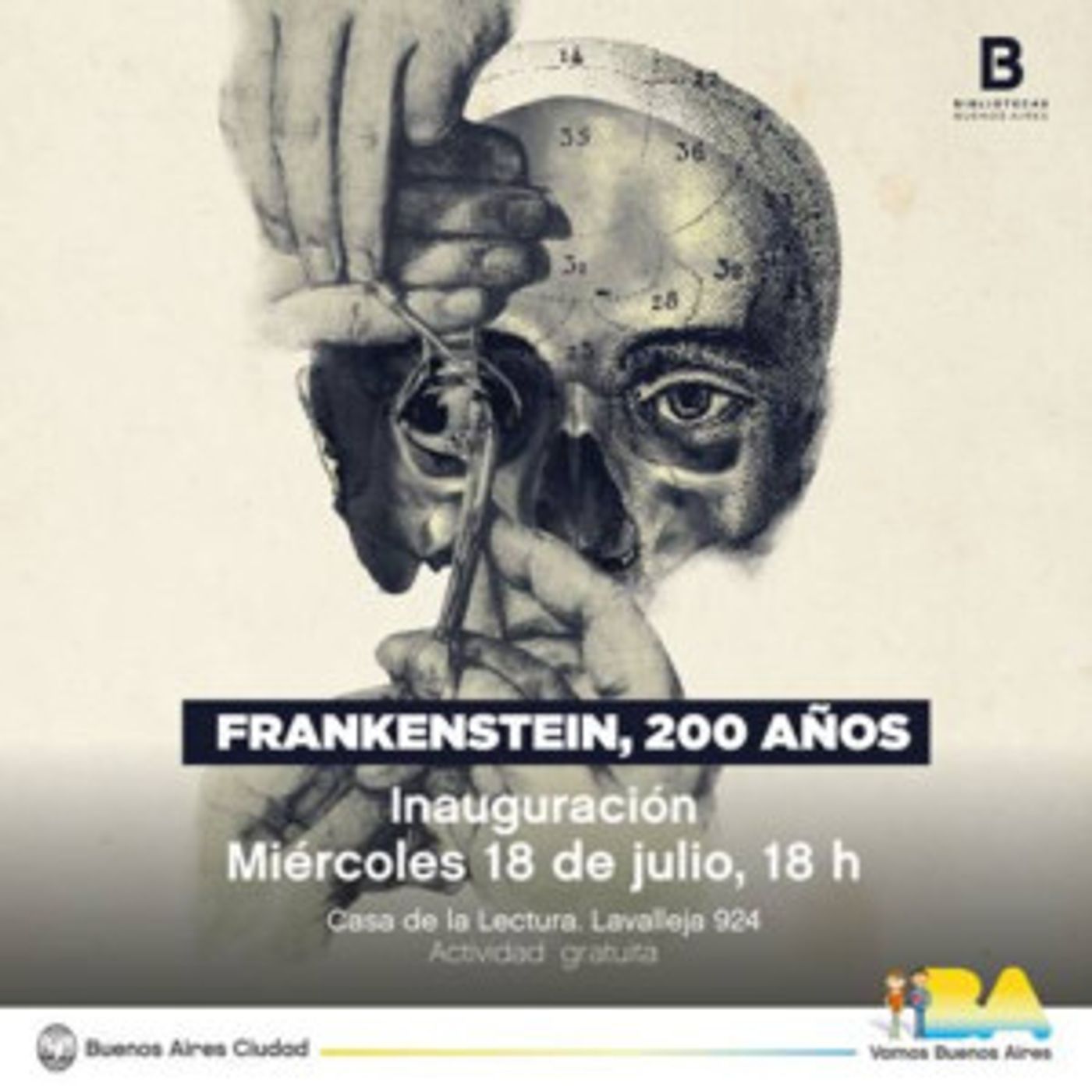 FRANKENSTEIN 200 AÑOS Del 18 Al 20 De Julio Entrada Gratuita  Image