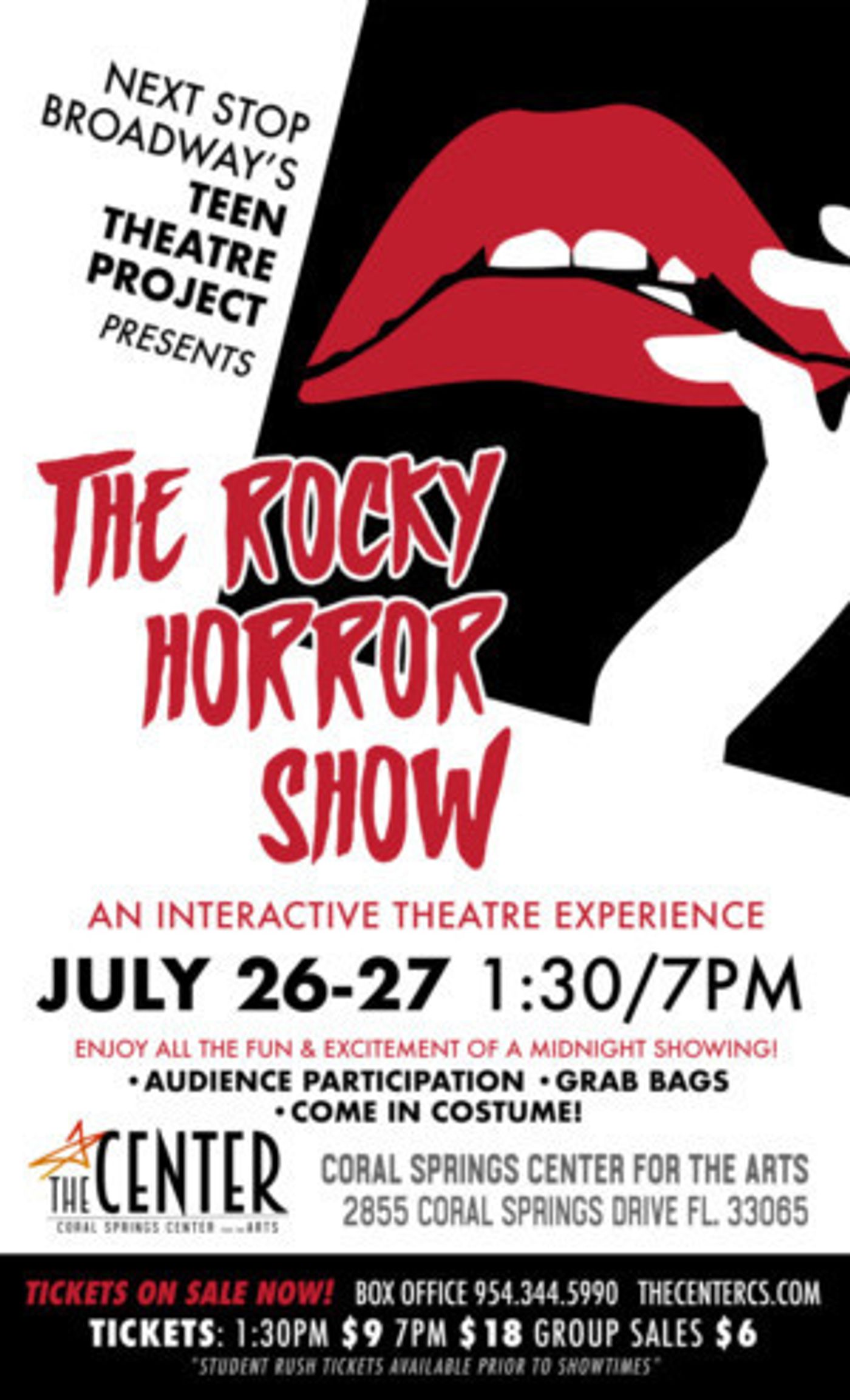 Coral Springs Center For The Arts To Present THE ROCKY HORROR SHOW With 50 Local Teens  Image