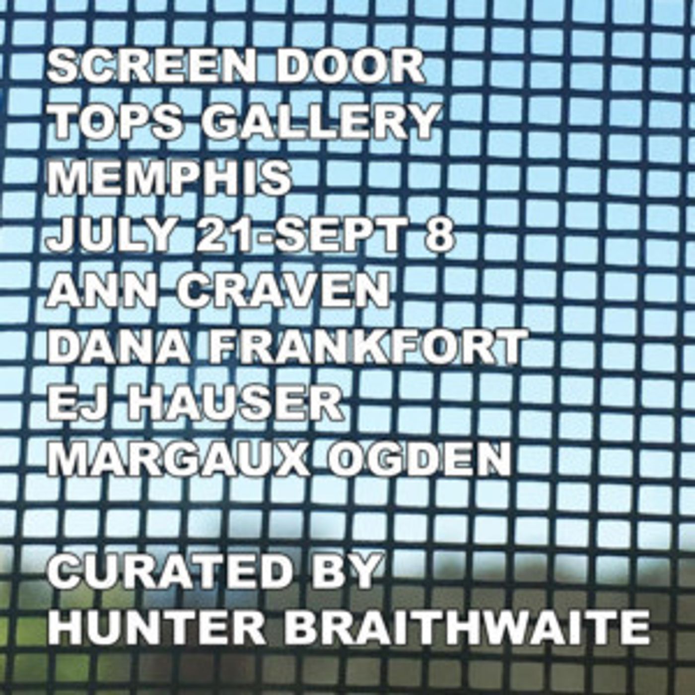 Tops Gallery Presents SCREEN DOOR, 7/21  Image