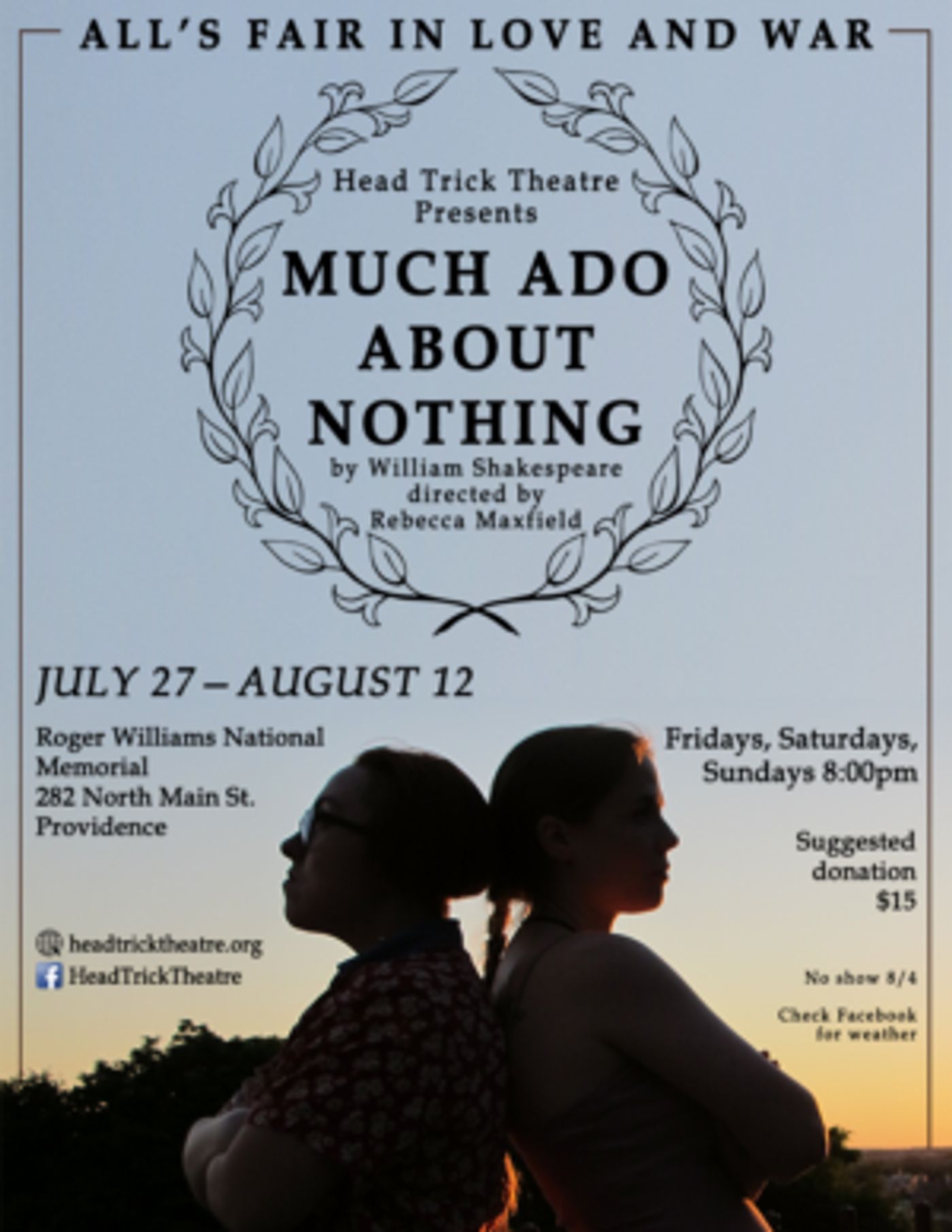 Head Trick Presents MUCH ADO ABOUT NOTHING  Image