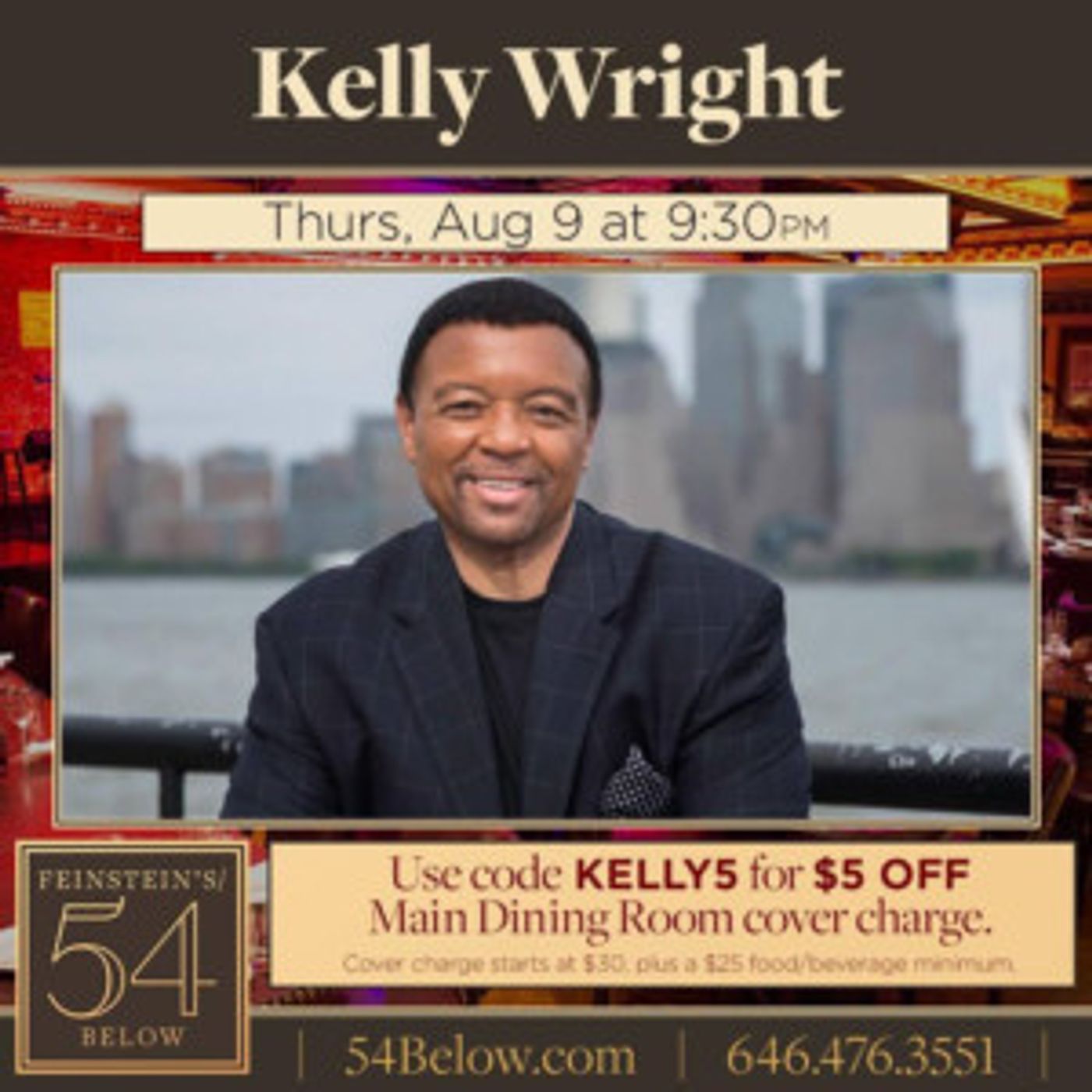 Kelly Wright Takes the Stage at Feinstein's/54 Below  Image