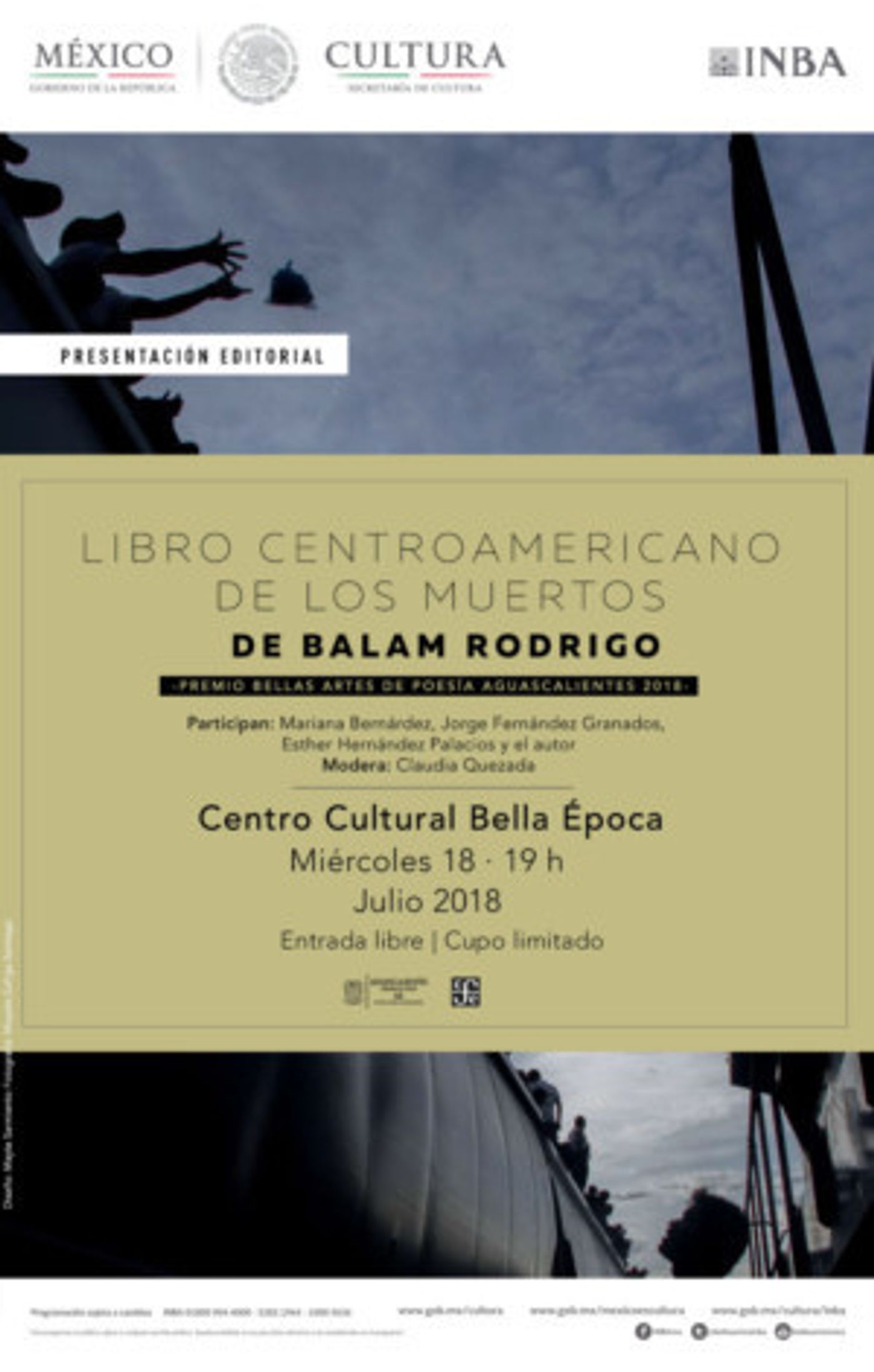 Presentarán La Obra Ganadora Del Premio Bellas Artes De Poesía Aguascalientes 2018  Image