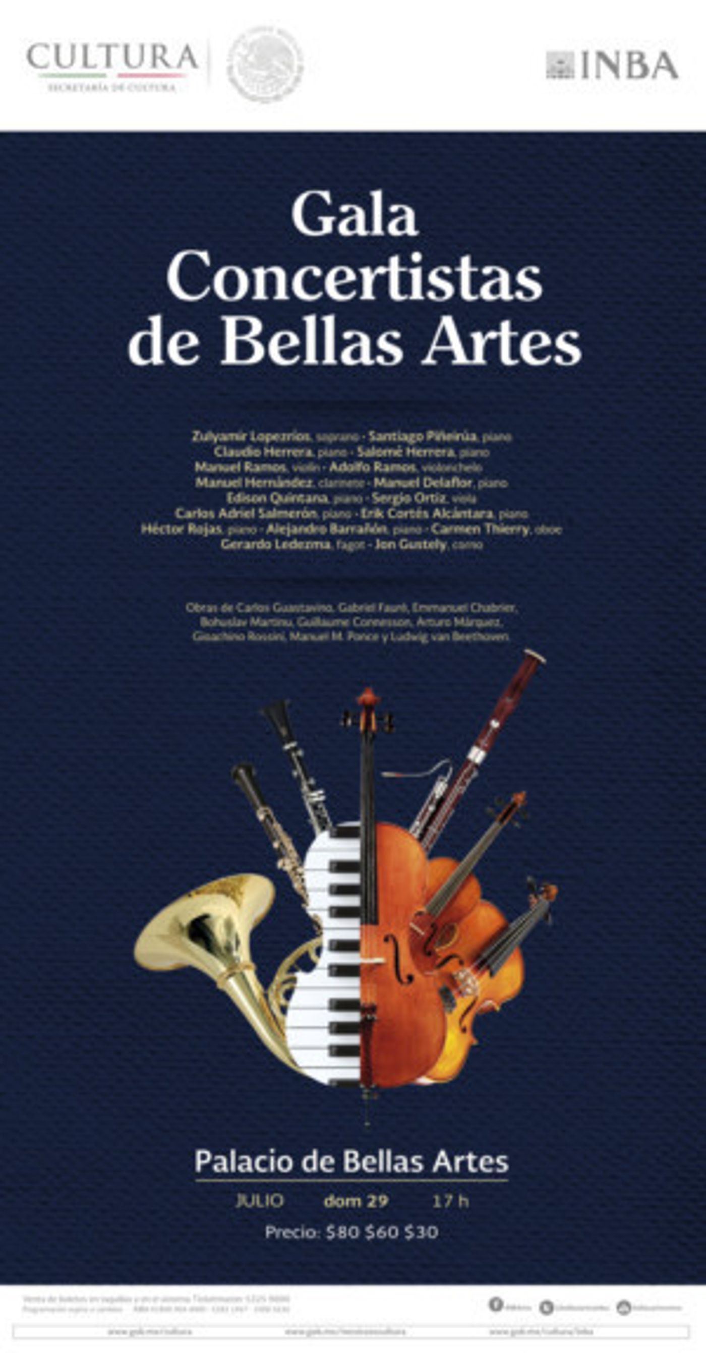 Por Tercera Ocasión, La Gala De Concertistas De Bellas Artes Llenará El Palacio Con Lo Mejor De La Música De Cámara  Image