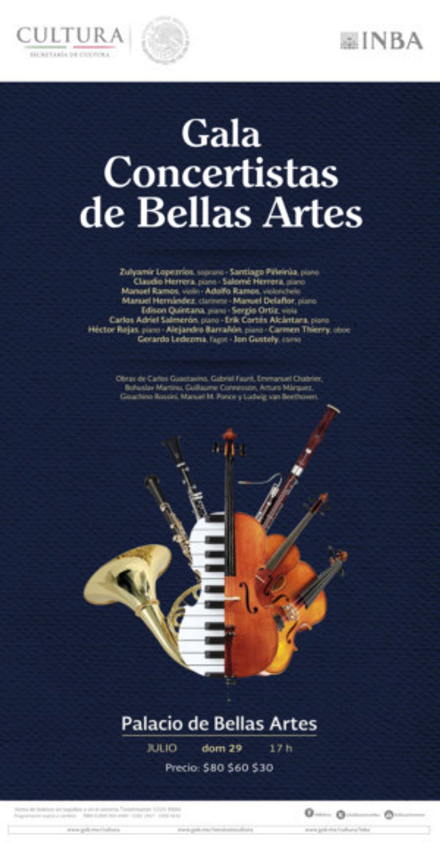 Por Tercera Ocasión, La Gala De Concertistas De Bellas Artes Llenará El Palacio Con Lo Mejor De La Música De Cámara Image
