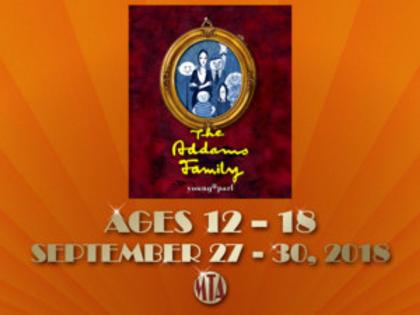 Musical Theatre Of Anthem Presents THE ADDAMS FAMILY Young@Part  Image