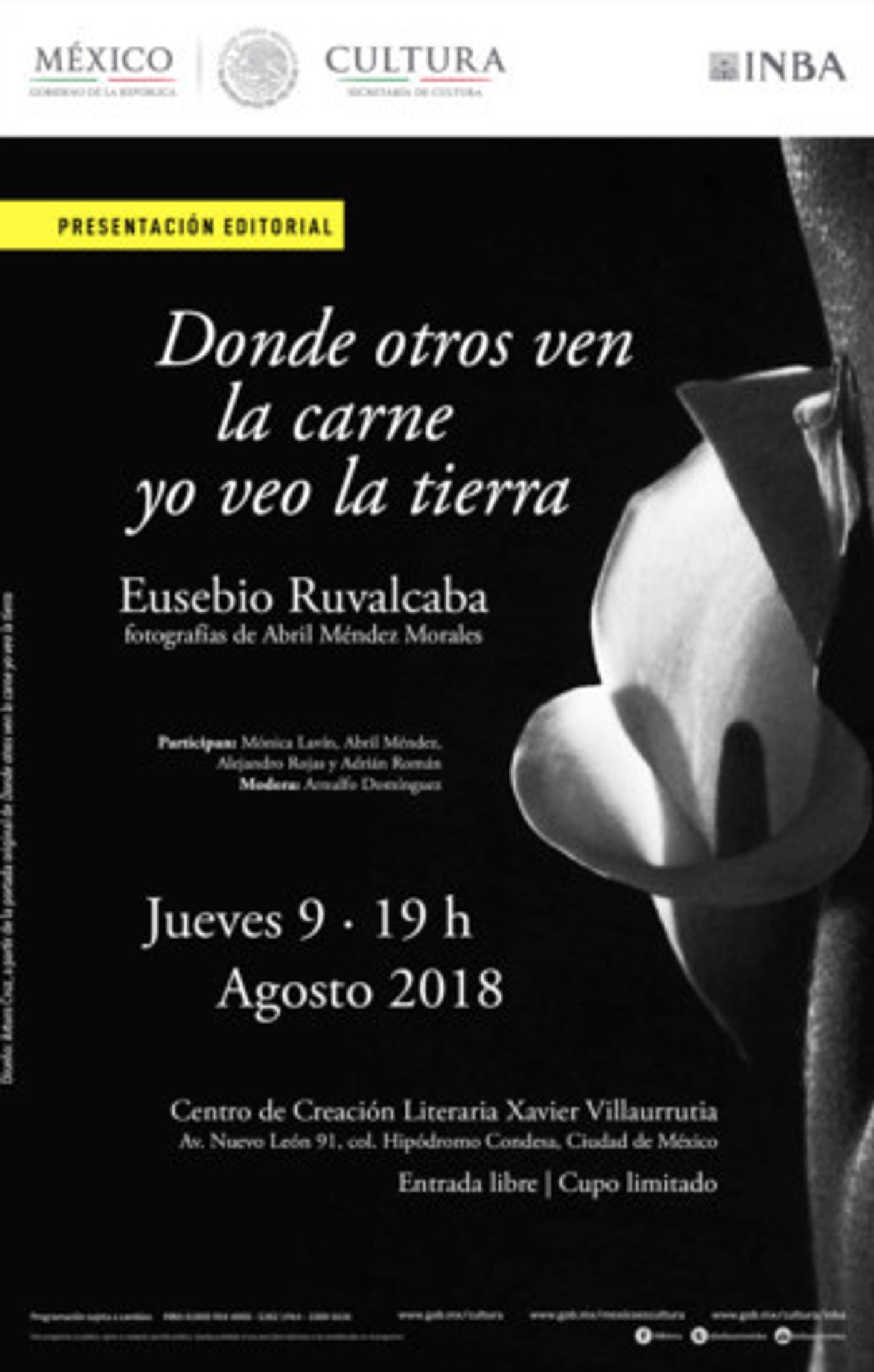 Presentarán Donde Otros Ven La Carne Yo Veo La Tierra, Obra Póstuma De Eusebio Ruvalcaba  Image