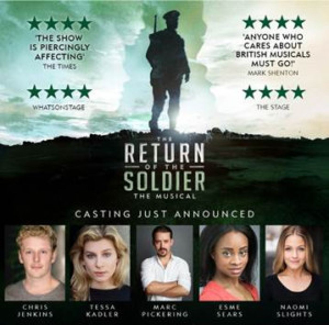 Casting Announced For THE RETURN OF THE SOLDIER At Hope Mill Theatre  Image