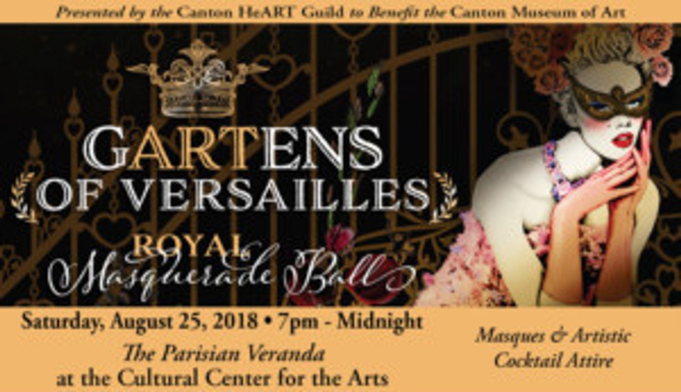 Tickets On Sale Now For The GARTens Of Versailles Royal Masquerade Ball  Image