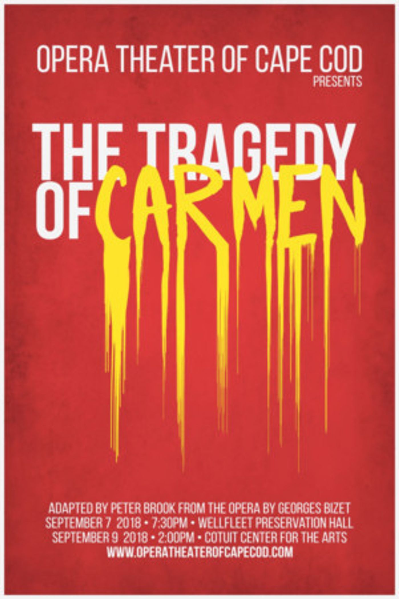 New Opera Company Premieres On Cape Cod With THE TRAGEDY OF CARMEN  Image