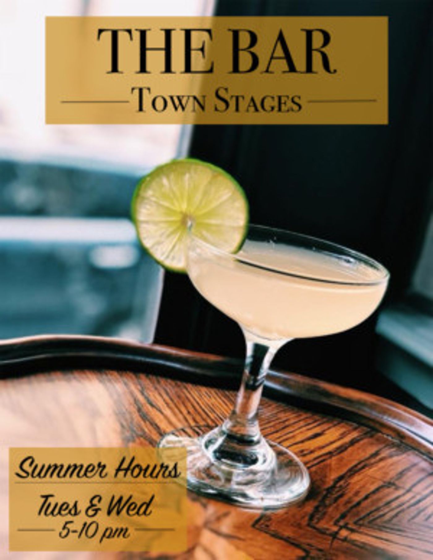 Bar Now Open At Town Stages  Image