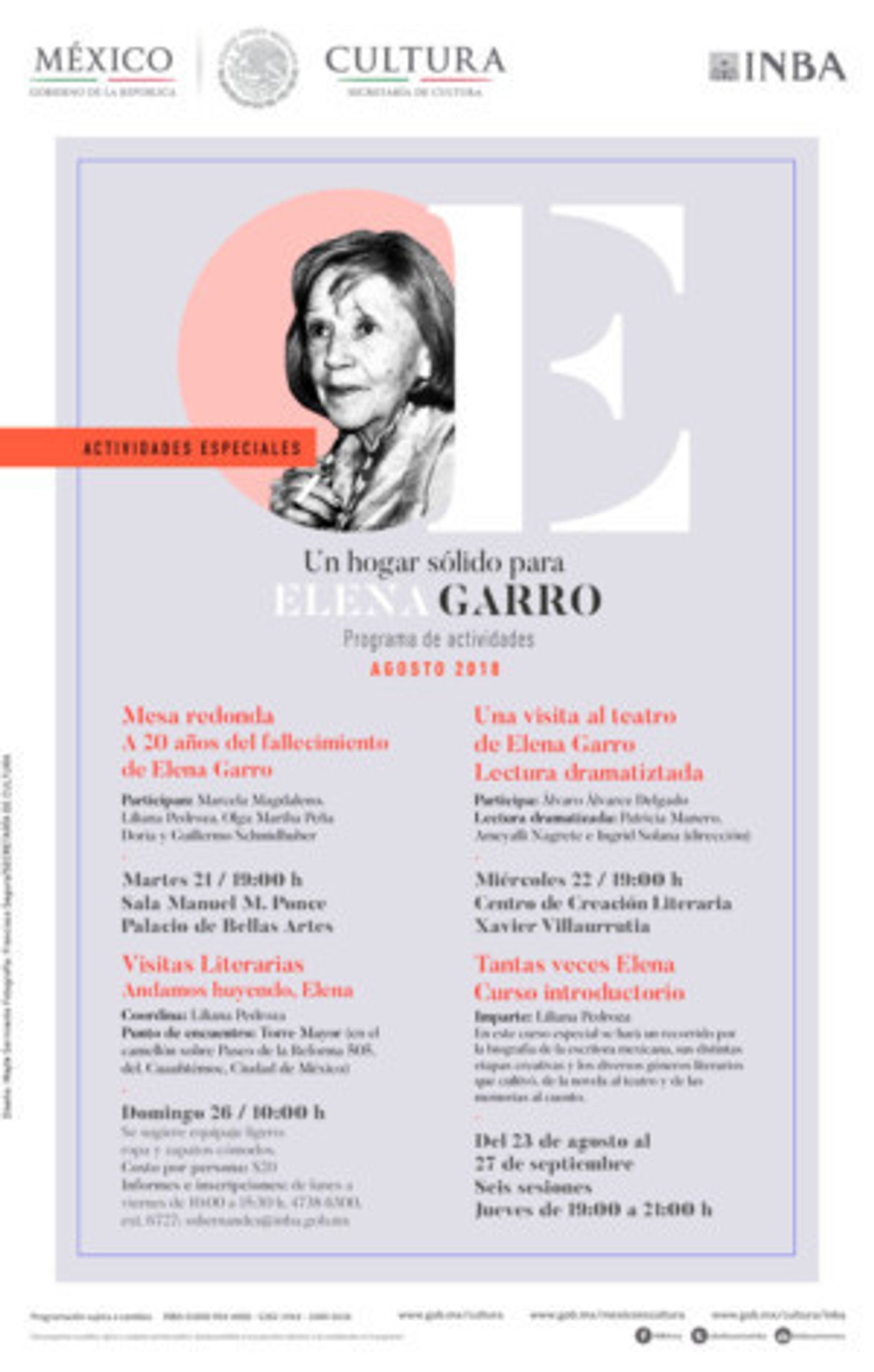 Recordarán A La Escritora Elena Garro A 20 Años De Su Fallecimiento  Image