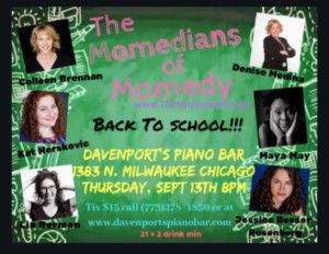 THE MOMEDIANS OF MOMEDY Come to Davenport's 9/13  Image
