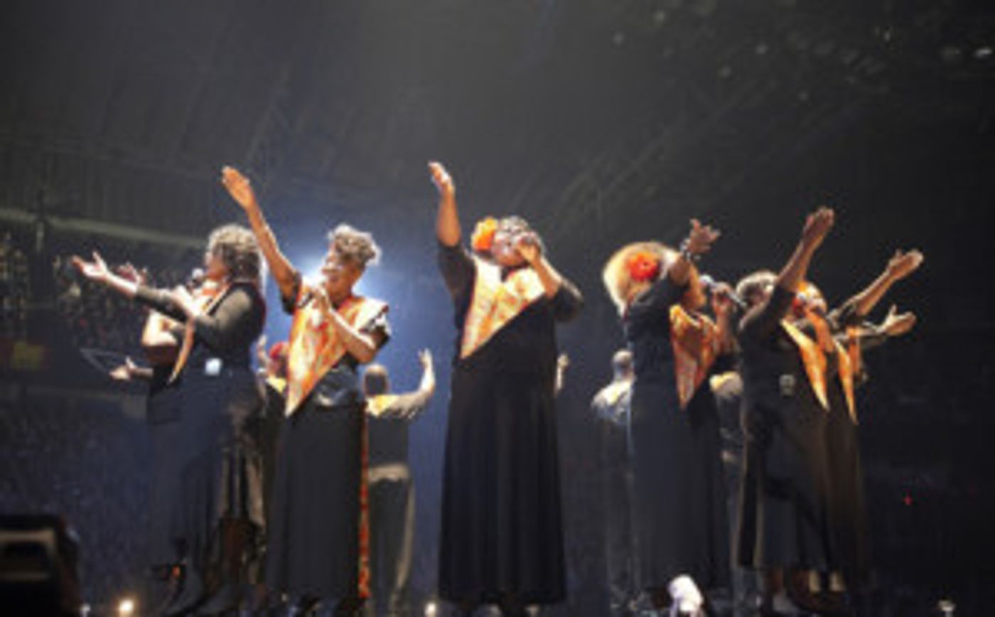 The Harlem Gospel Choir Brings Its Gospel Celebration To The Lincoln  Image