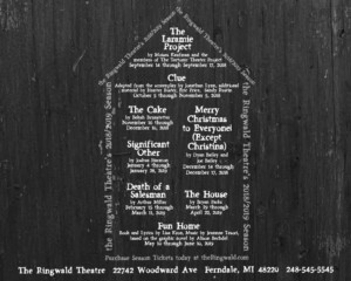 The Ringwald Theatre Announces 2018-2019 Season Lineup  Image