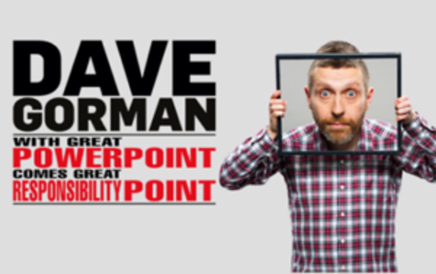 Dave Gorman Brings His New Tour To Edinburgh Playhouse This Week  Image
