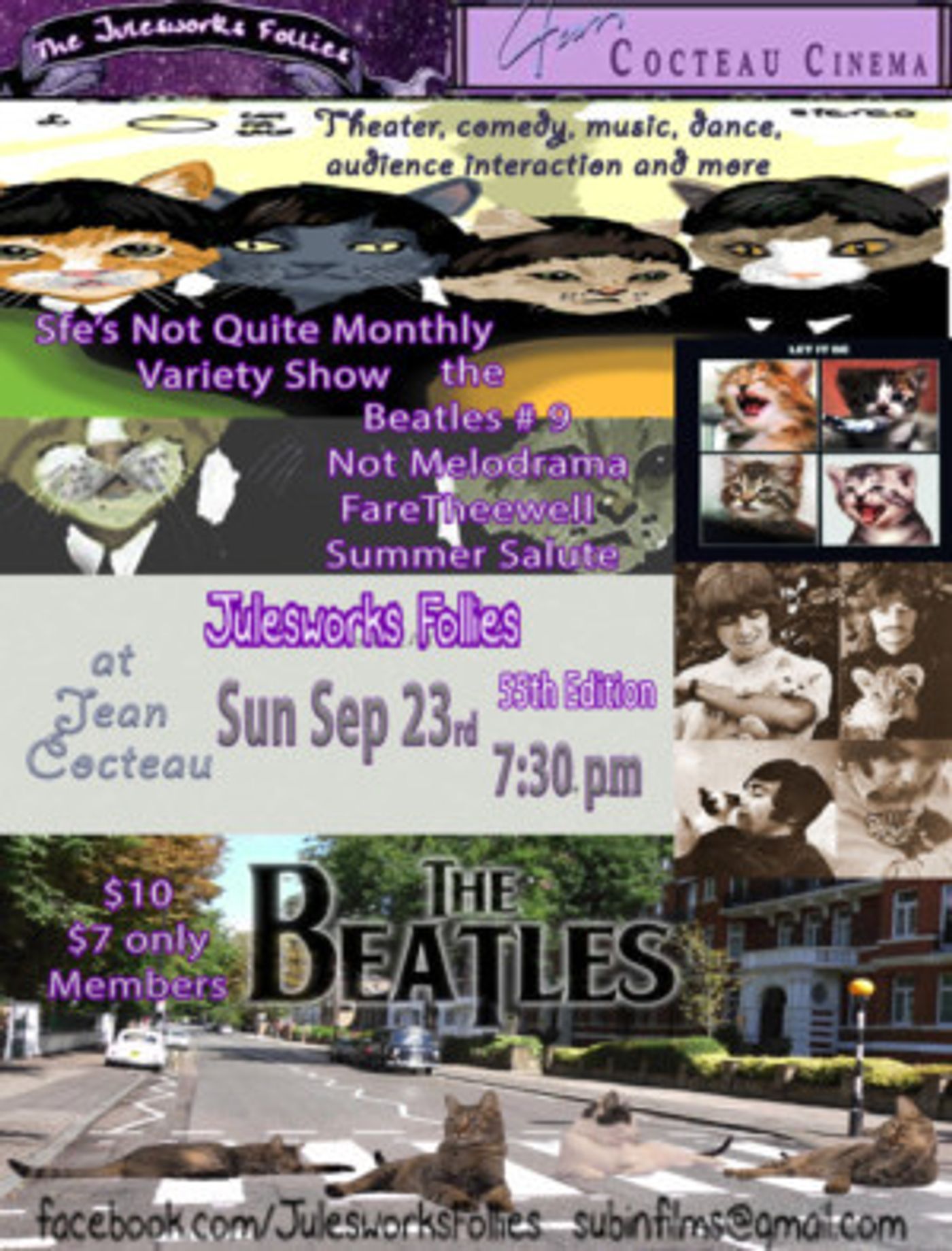 Julesworks Follies Presents 55th Edition, 9/23  Image