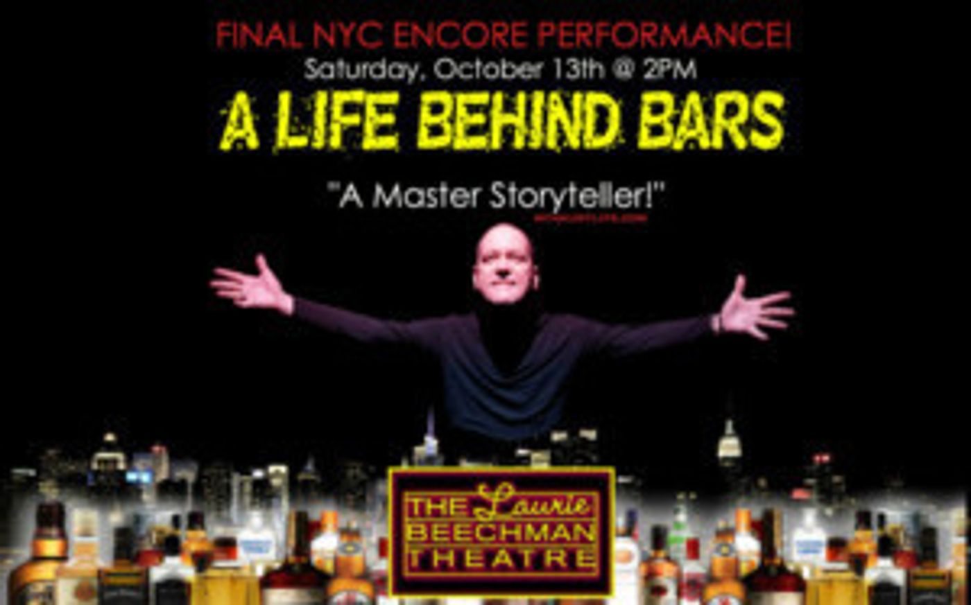 Dan Ruth Reprises Award Winning A LIFE BEHIND BARS At Laurie Beechman Theatre  Image