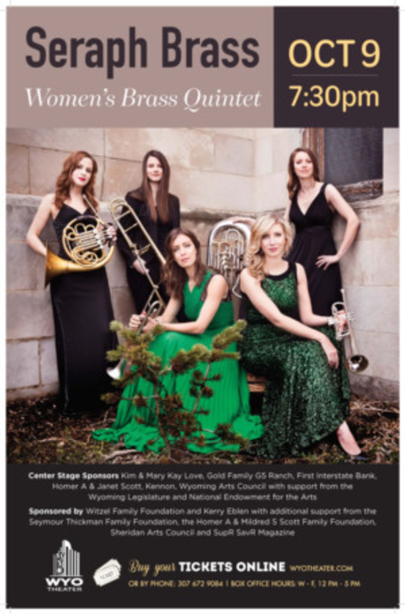 The WYO Theater Present Seraph Brass, 10/9  Image