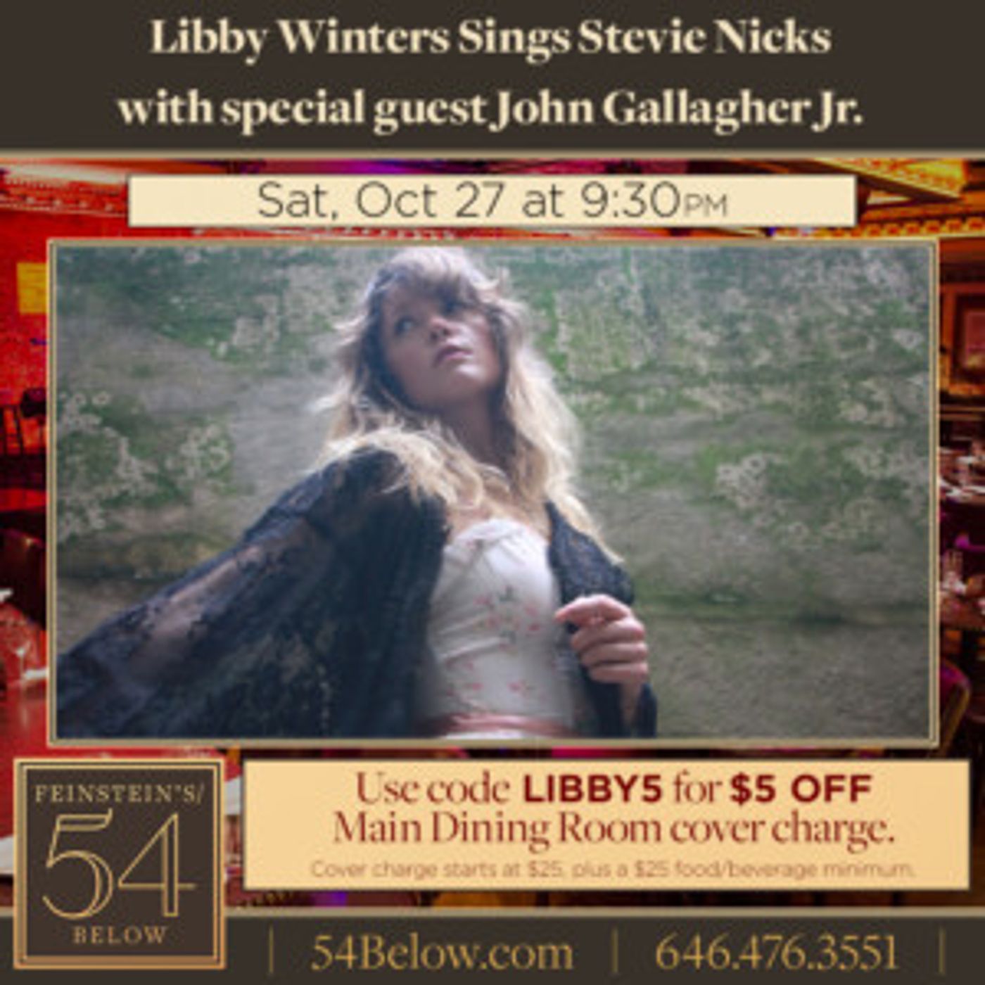 Libby Winters Will Sing Stevie Nicks And Fleetwood Mac Covers At Feinstein's/54 Below  Image