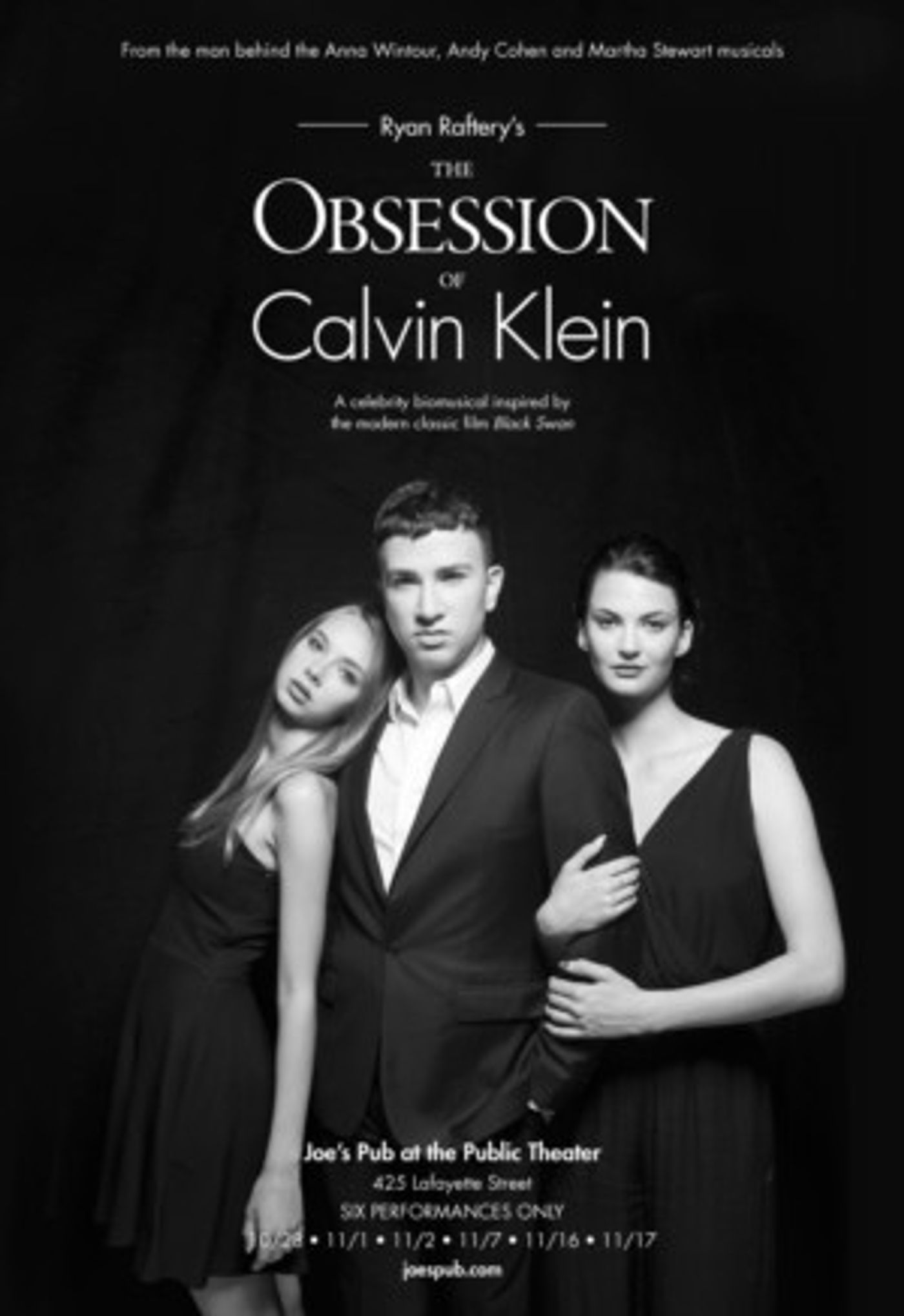 Ryan Raftery Returns to Joe's Pub with THE OBSESSION OF CALVIN KLEIN  Image