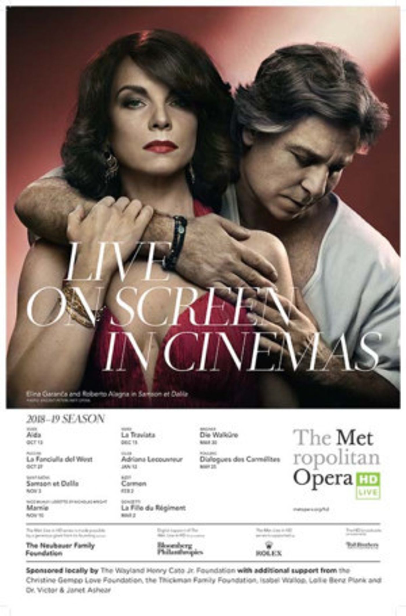 The Met: Live in HD Opens with Verdi's Aida for its 7th Season at the WYO  Image