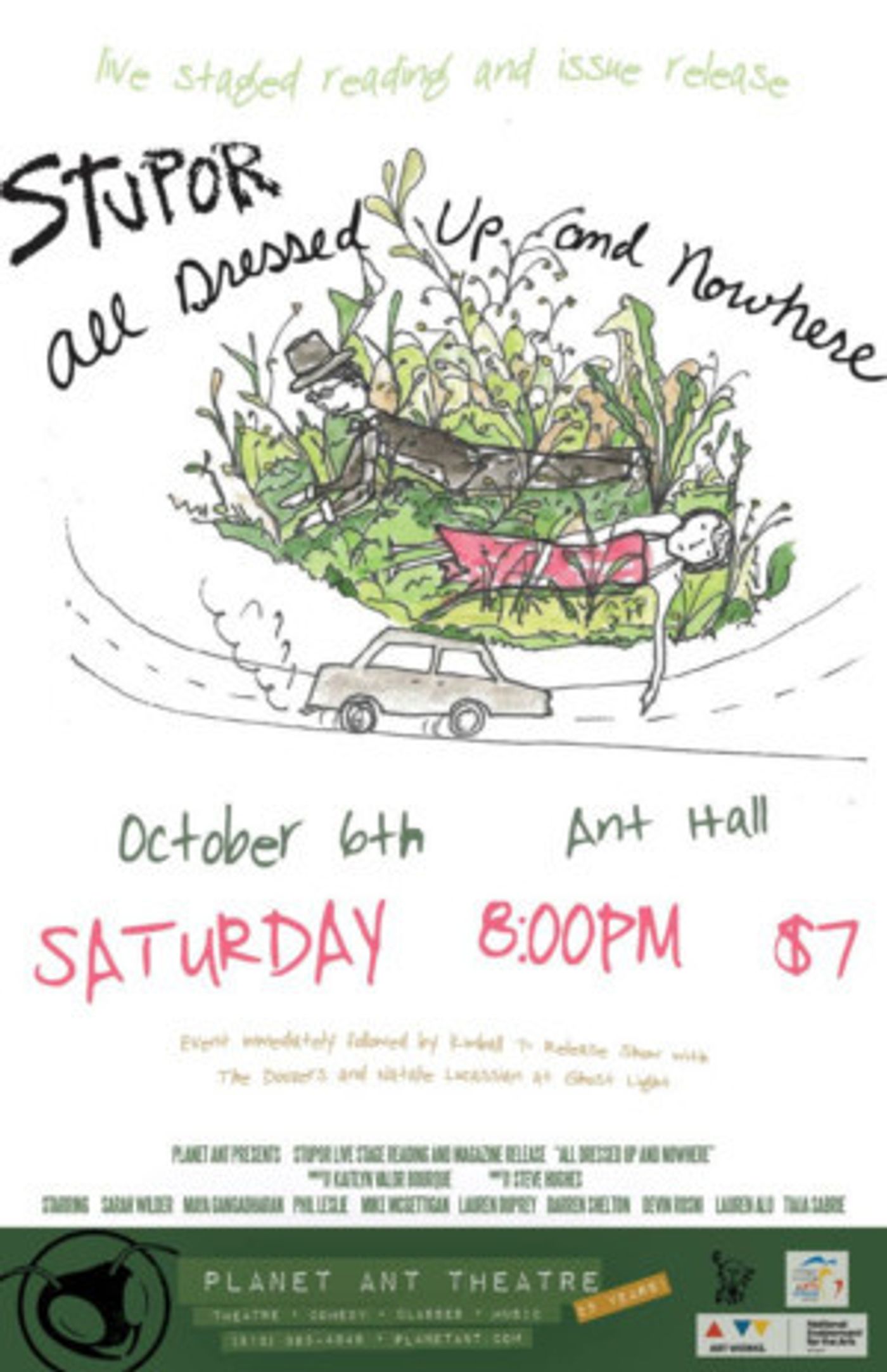 Planet Ant to Present Staged Reading of the Original 'Zine STUPOR  Image