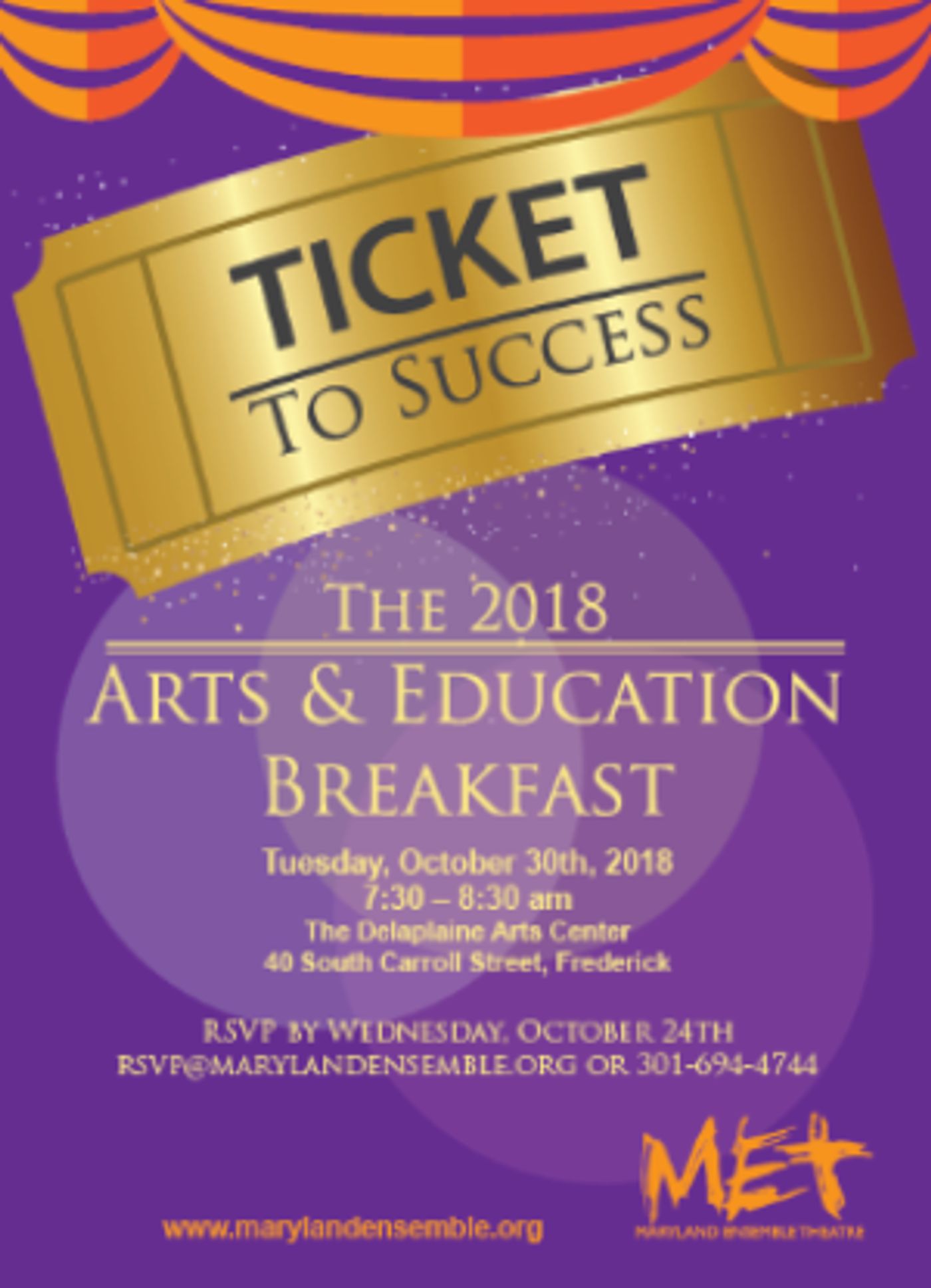 Maryland Ensemble Theatre Announces TICKET TO SUCCESS  Image
