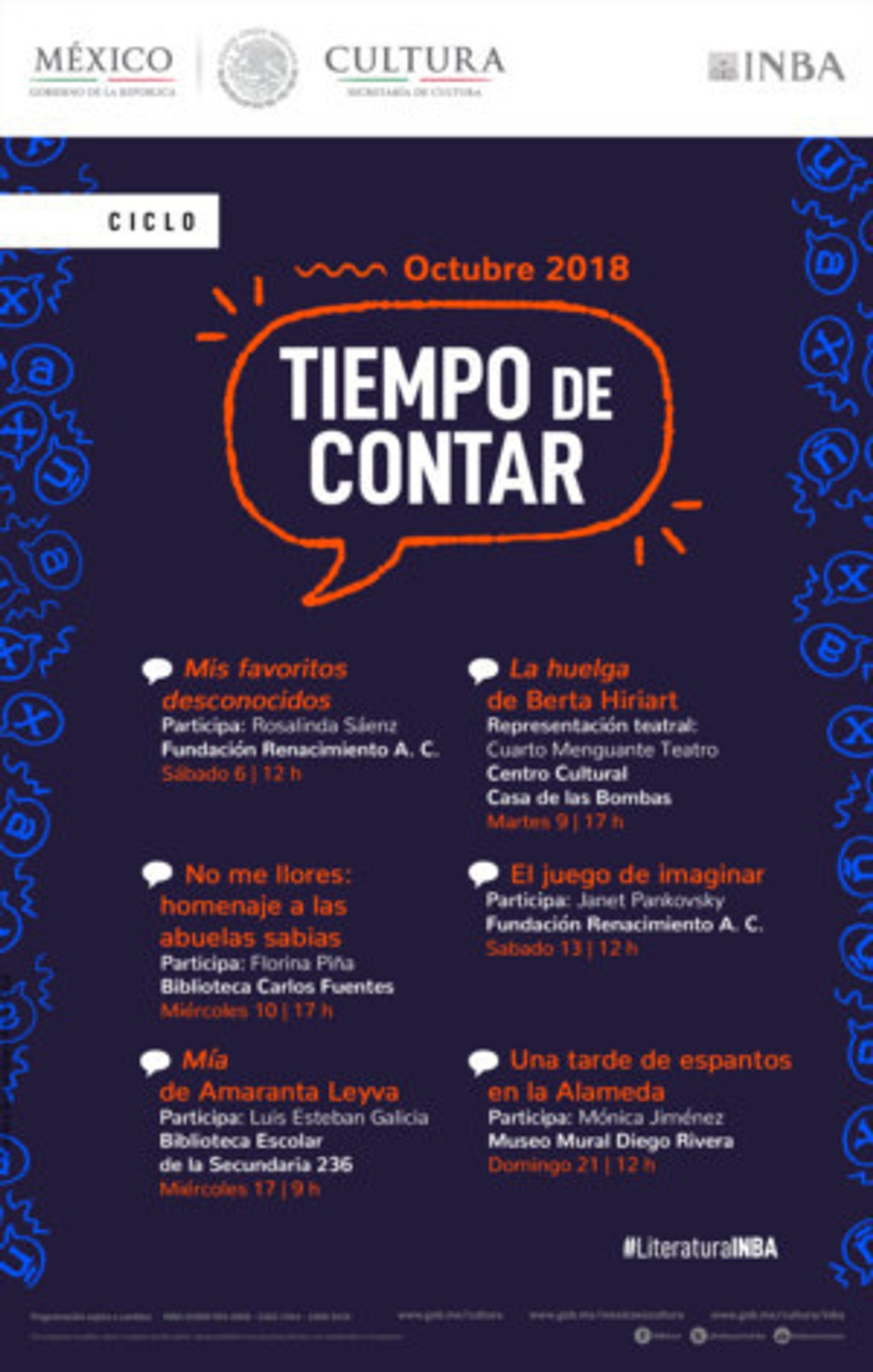 Llegó Octubre, Es Tiempo De Contar  Image