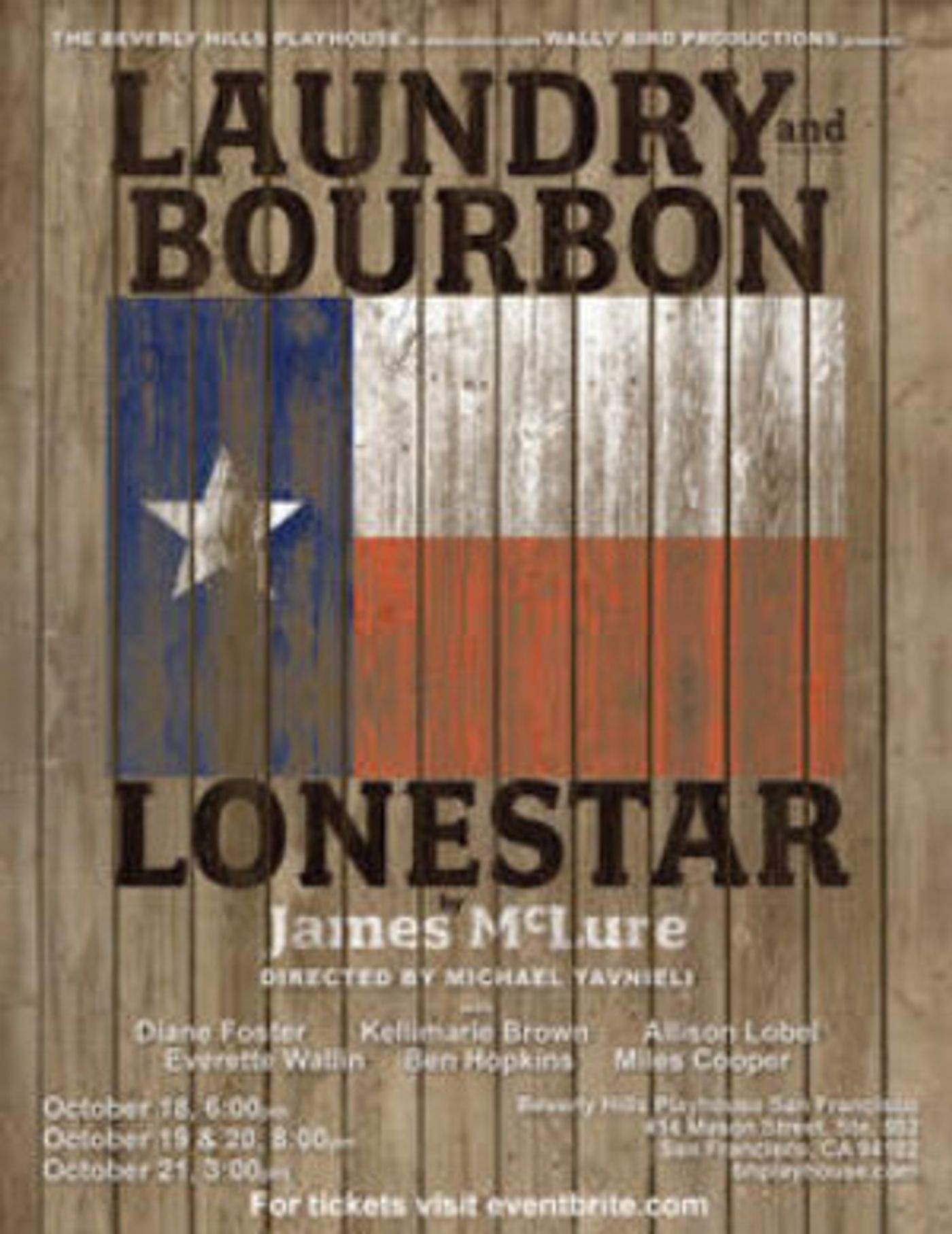 James McLure's LAUNDRY & BOURBON and LONE STAR Come to Firescape Theatre  Image