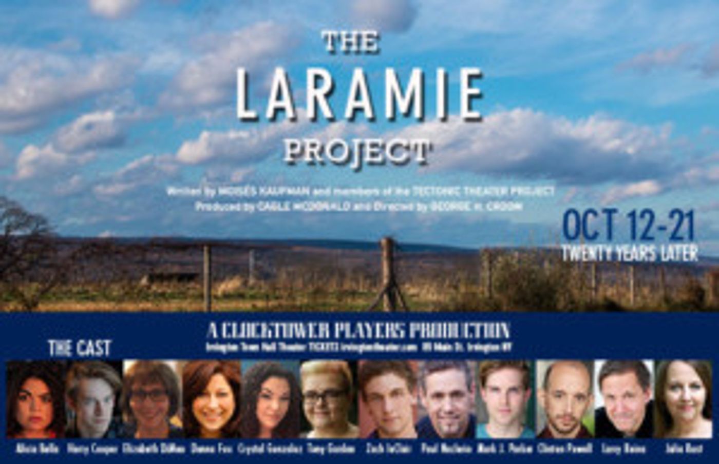 Clocktower Players Presents THE LARAMIE PROJECT  Image