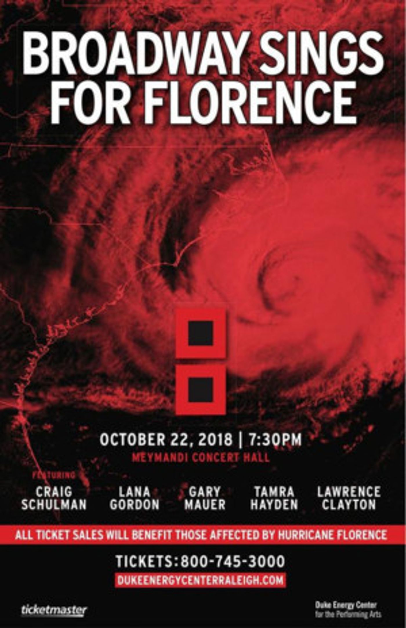 The North Carolina Symphony Presents BROADWAY SINGS FOR FLORENCE  Image