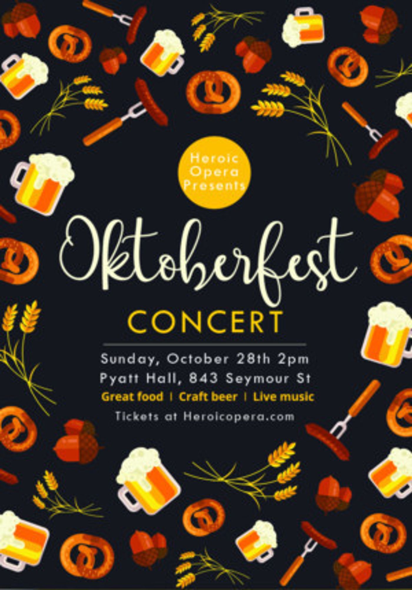 Vancouver Opera Company Heroic Opera Announces Oktoberfest Fundraiser  Image